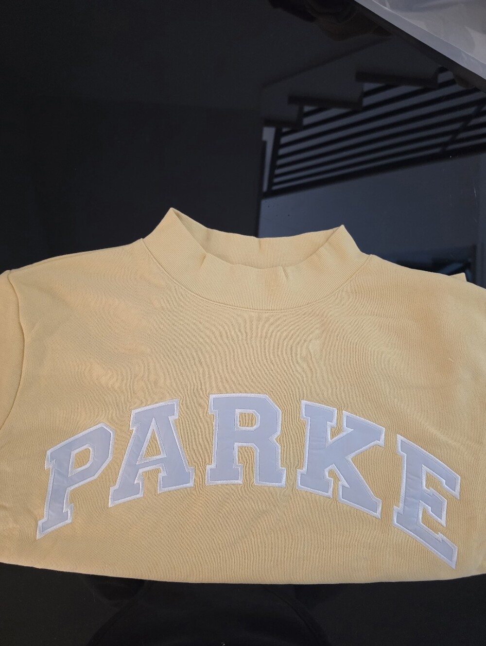 NWT SOLD OUT Parke Heritage Mockneck Banana Cream S/M Birthday Collection